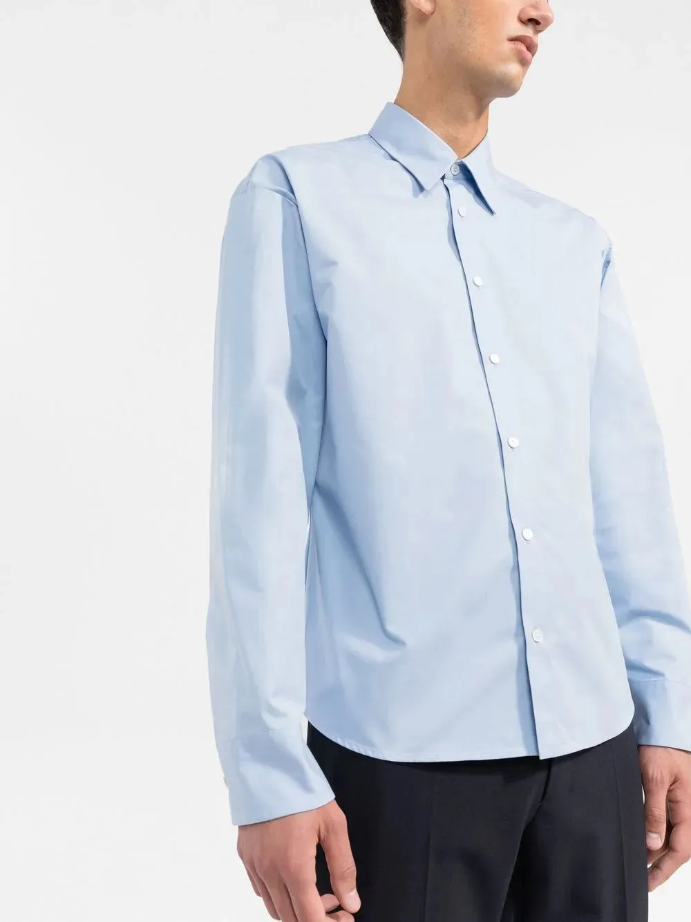 Valentino Long-Sleeve Cotton Shirt