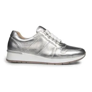 Van Dal 'Reydon' Wedge Lace Up Trainers - Metallic