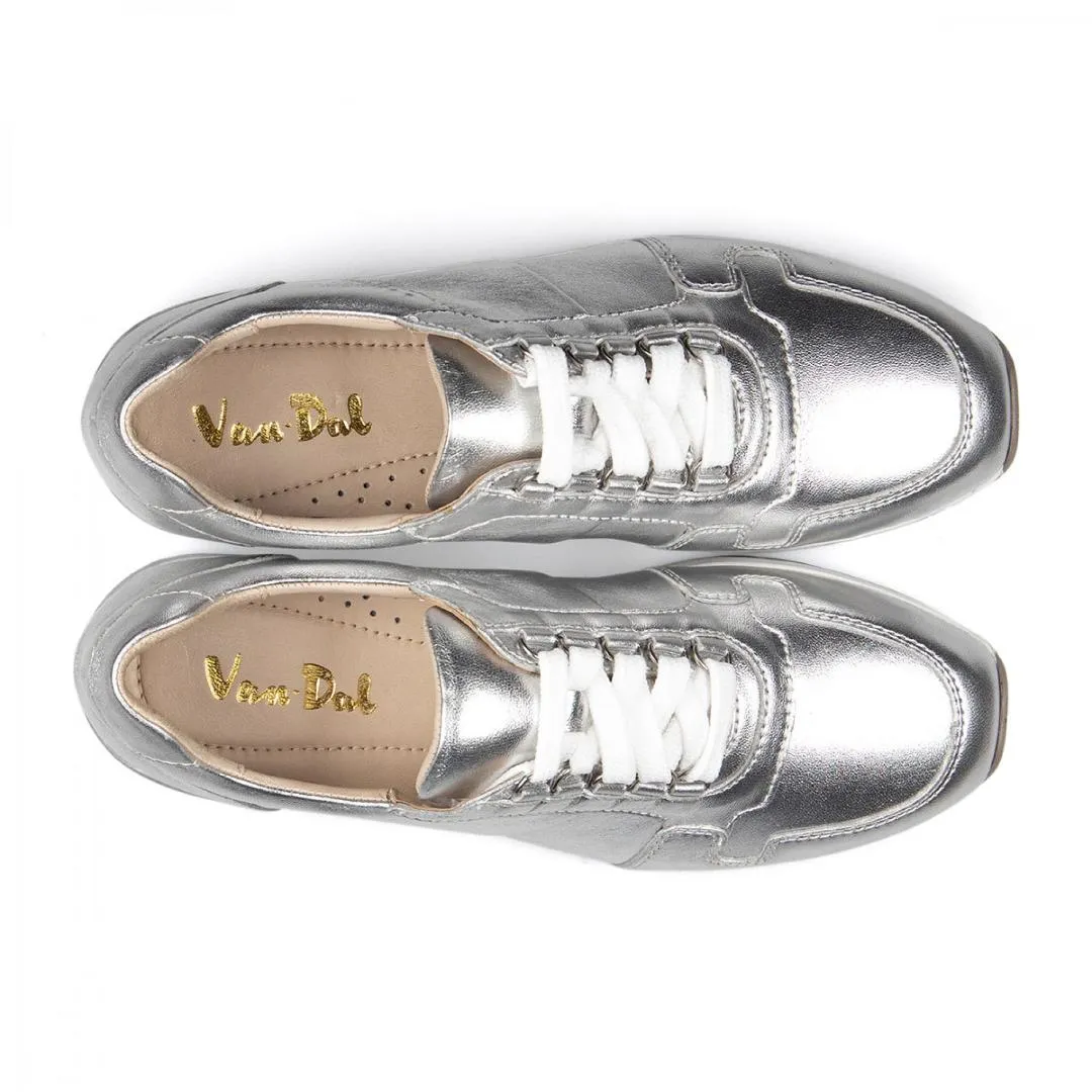 Van Dal 'Reydon' Wedge Lace Up Trainers - Metallic