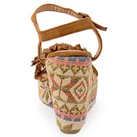 Wedge fringe sandal