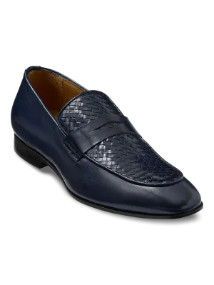 William Penny Loafer - Navy