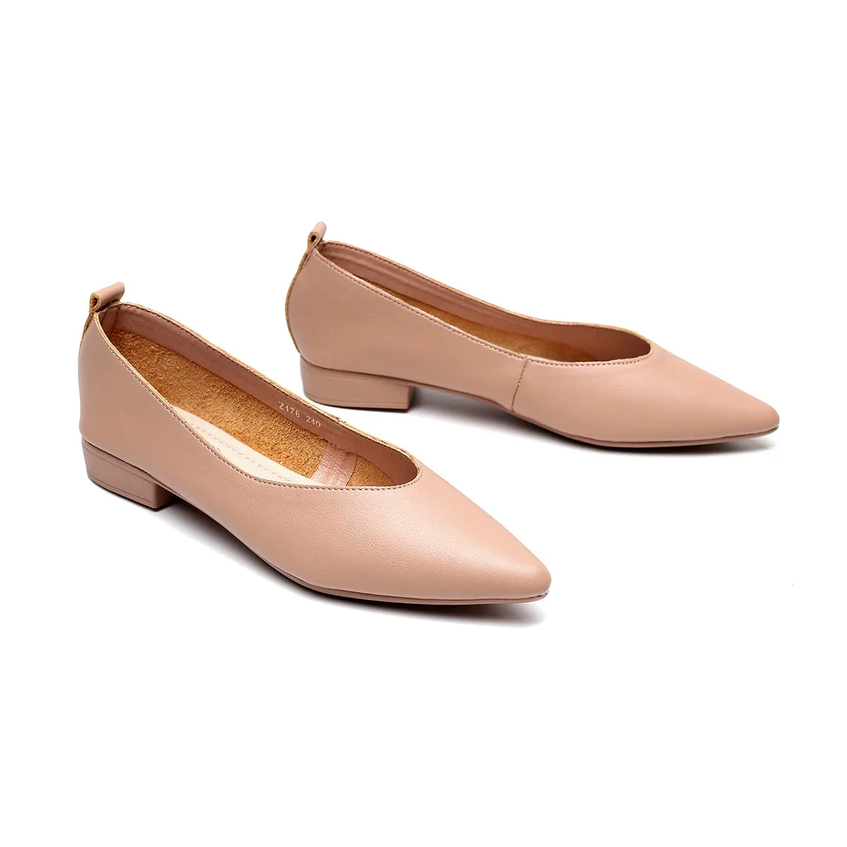 WOMEN POINTED FLAT 4366