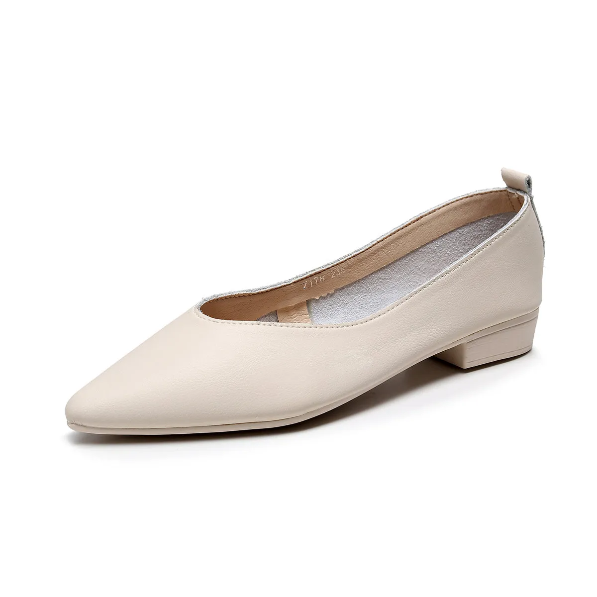 WOMEN POINTED FLAT 4366