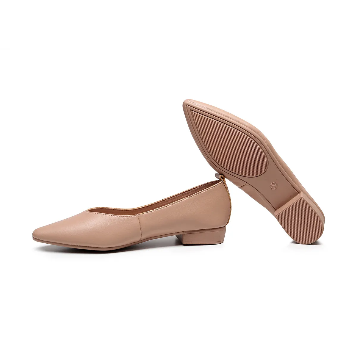 WOMEN POINTED FLAT 4366