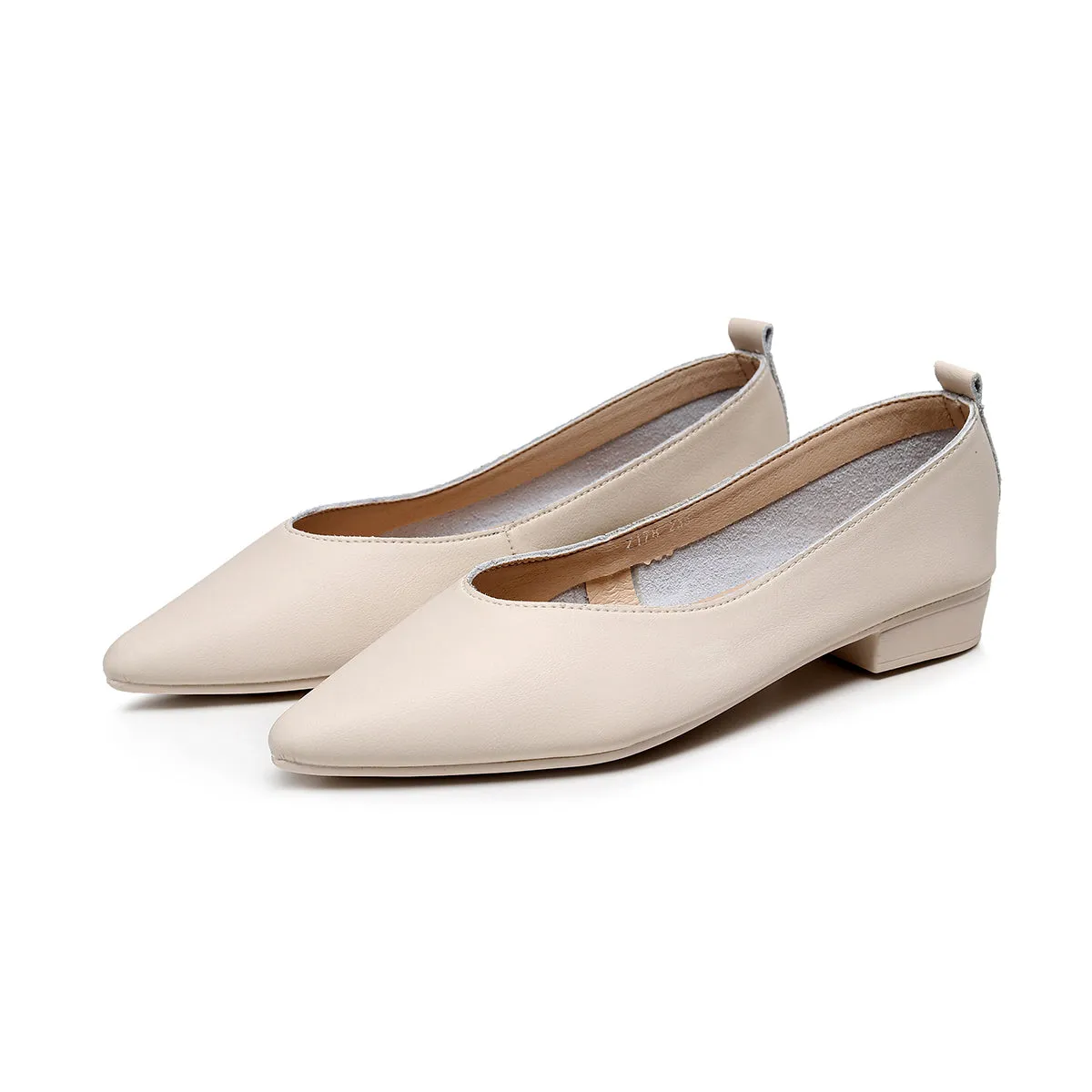WOMEN POINTED FLAT 4366