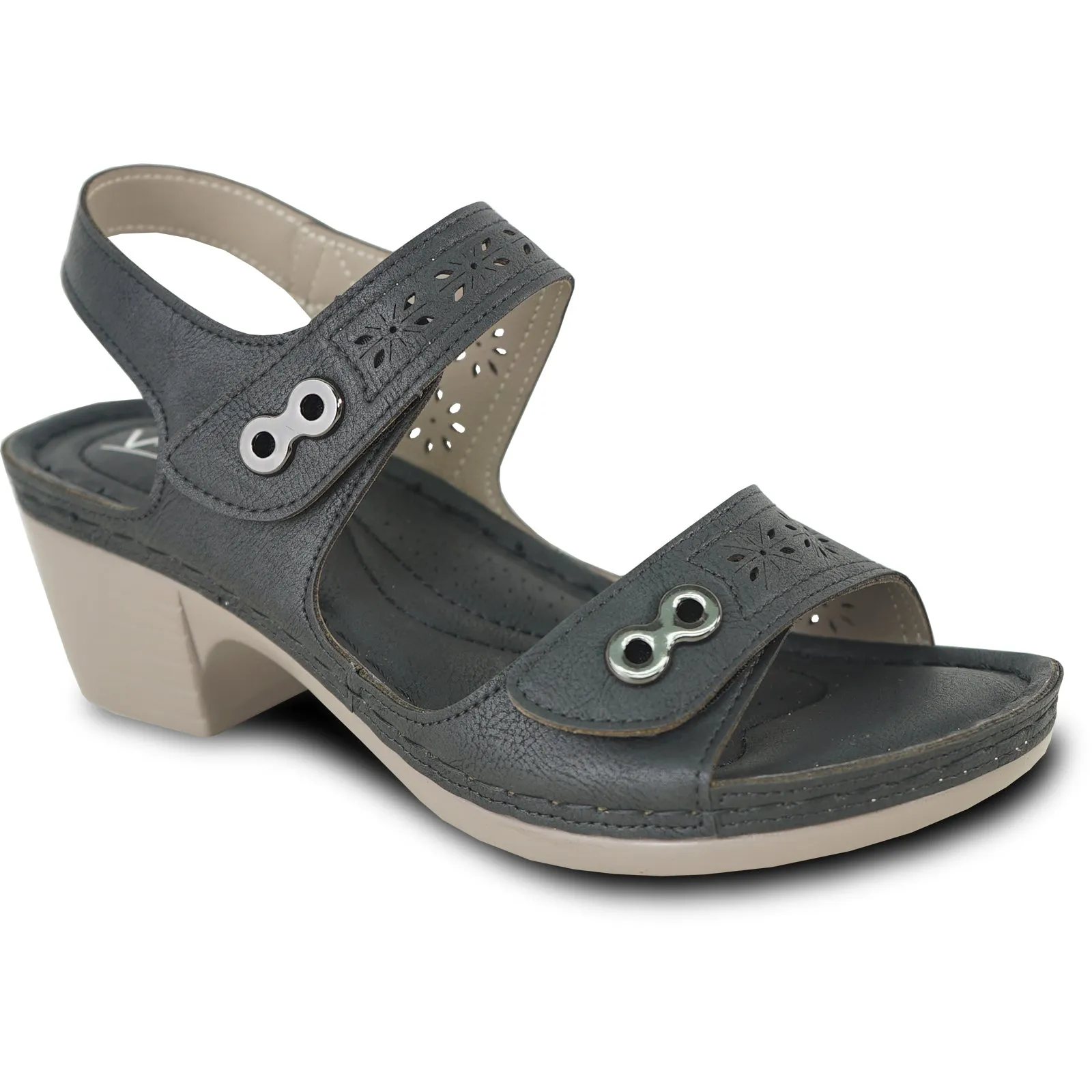 Women Sandal YQ3150 Comfort Heel Sandal