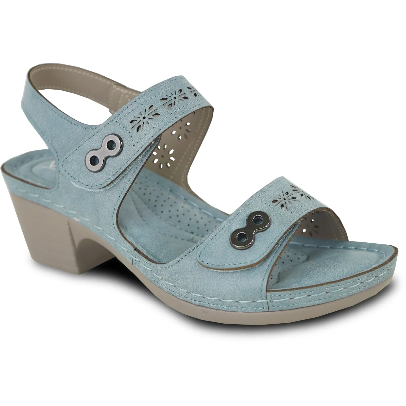 Women Sandal YQ3150 Comfort Heel Sandal
