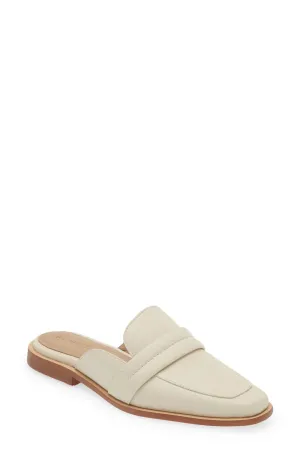 Women's Congo Square Toe Mule In Off White