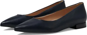 Womens Genuine Leather Comfort Slip on Pointed Toe Dress Flat