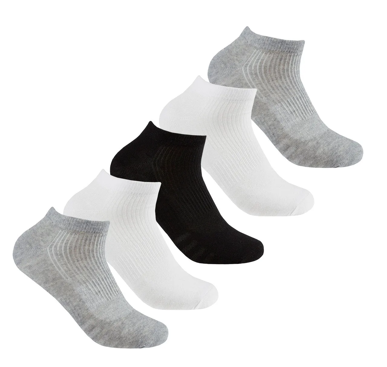 Women's Mesh Insert Training Socks 5 Pairs
