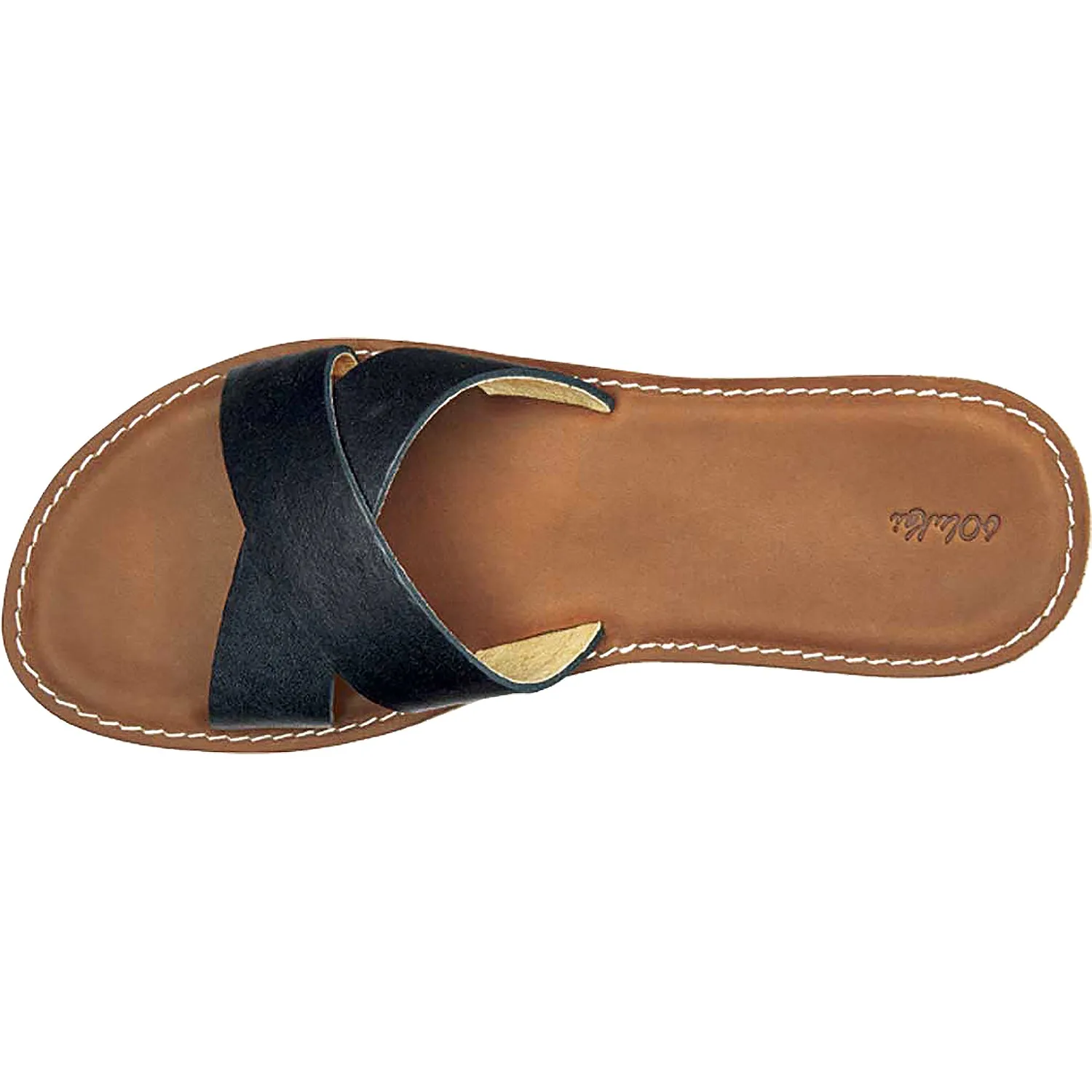 Women's OluKai Ke'a Black Leather