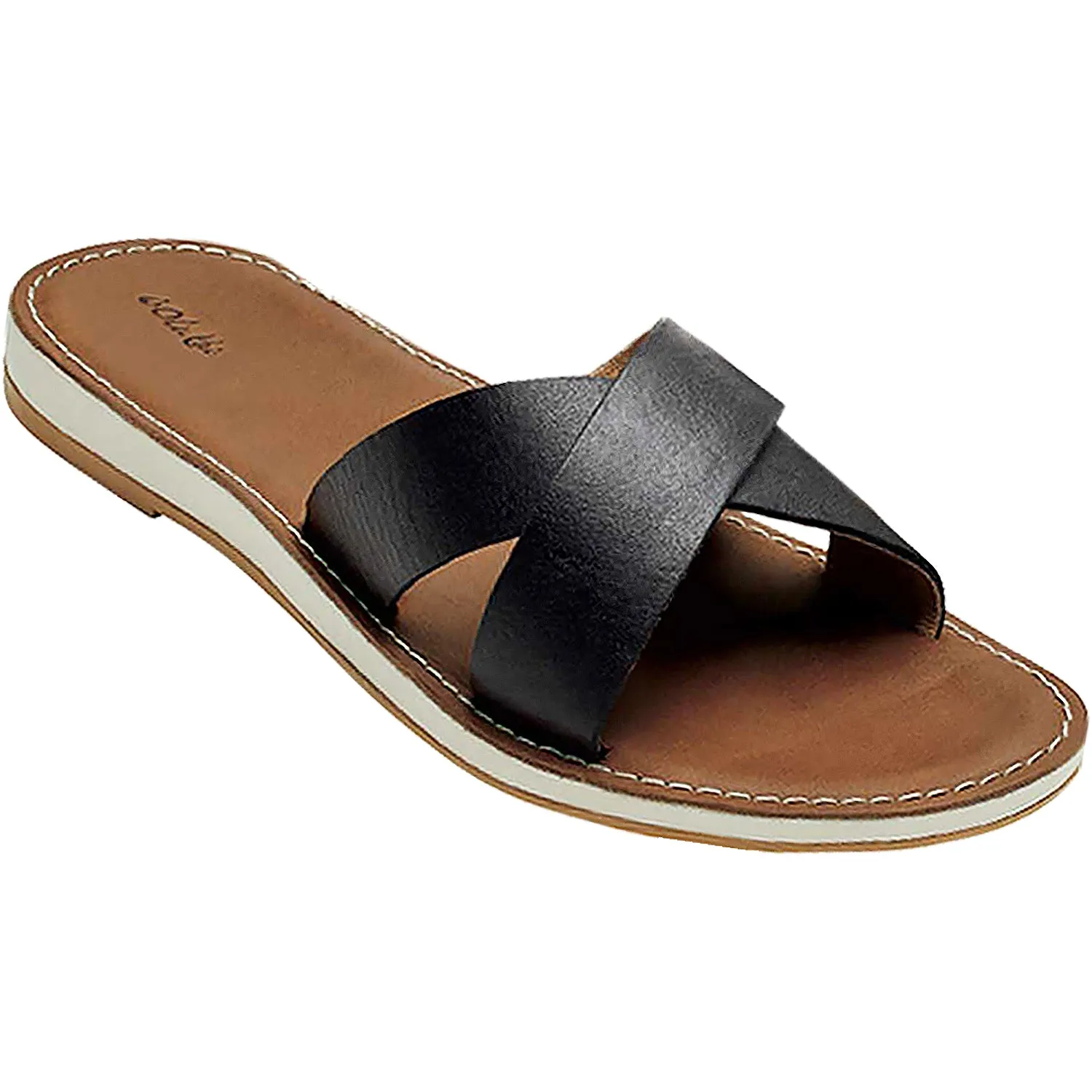 Women's OluKai Ke'a Black Leather