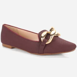 Women's "BATTY" Pointed Toe Decorated Flat Pumps