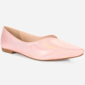 Women's "GLIZ" Pointed Toe Decorated Flat Pumps