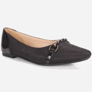Women's "PARTIA" Pointed Toe Slip On Flat Pumps