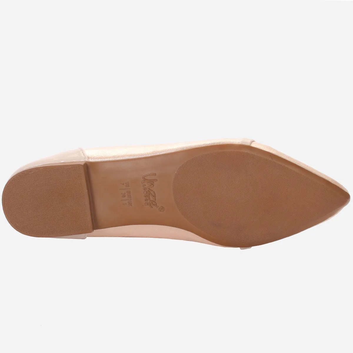 Women's "PARTIA" Pointed Toe Slip On Flat Pumps