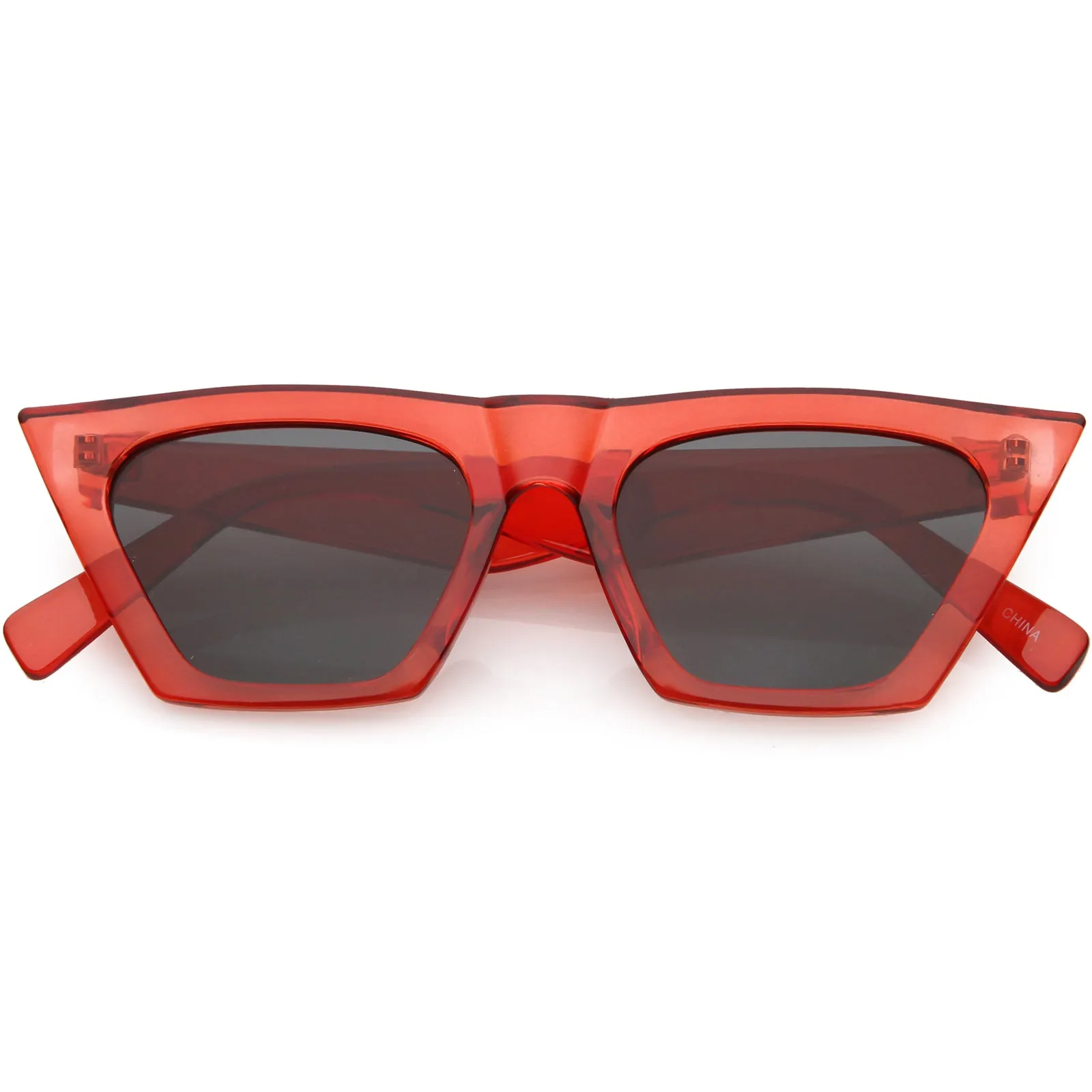Women's Retro Oversize Wide Pointed Cat Eye Sunglasses C921
