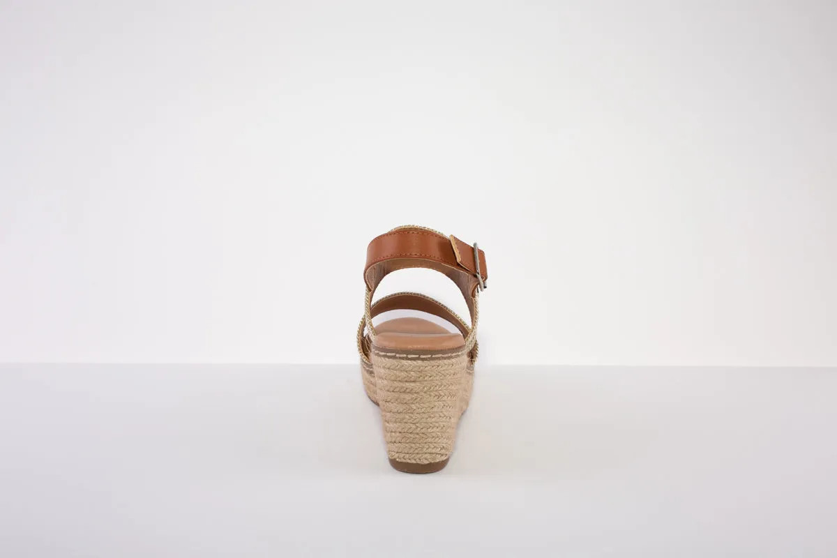 XTI 42365  HIGH WEDGE SANDAL - GOLD