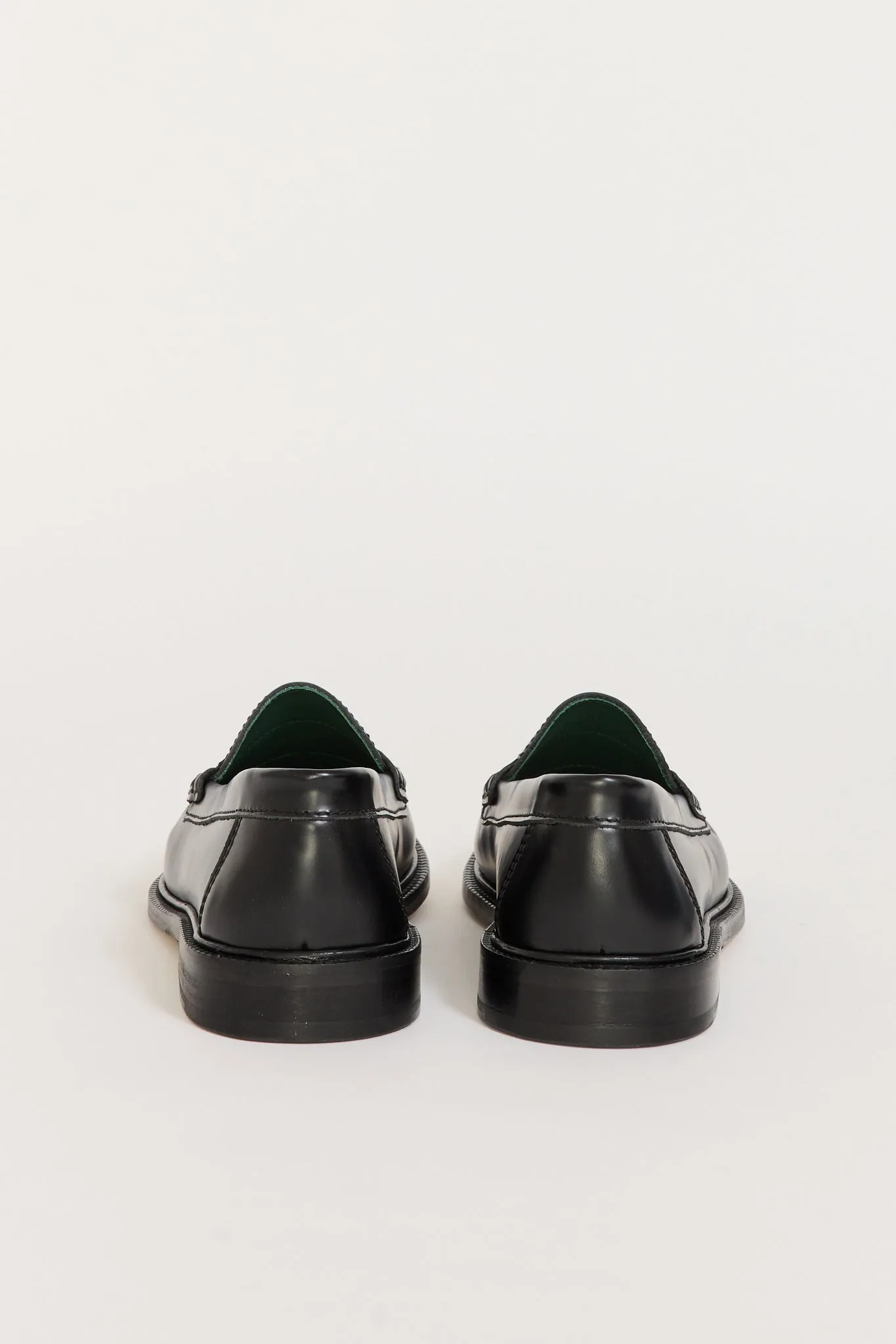 Yardee Mocassin Loafer Black Polido Leather