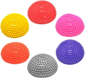 YEIBOBO ! Sensory Balance Pods Hedgehog Stability Balance Trainer Dots for Kids and Adults- Set of 6 Half Dome Stepping Stones for Exerise