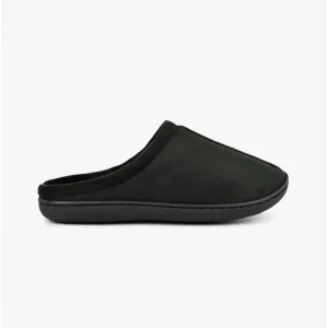 Zedzzz ALEX Mens Microfibre Mule Slippers Black