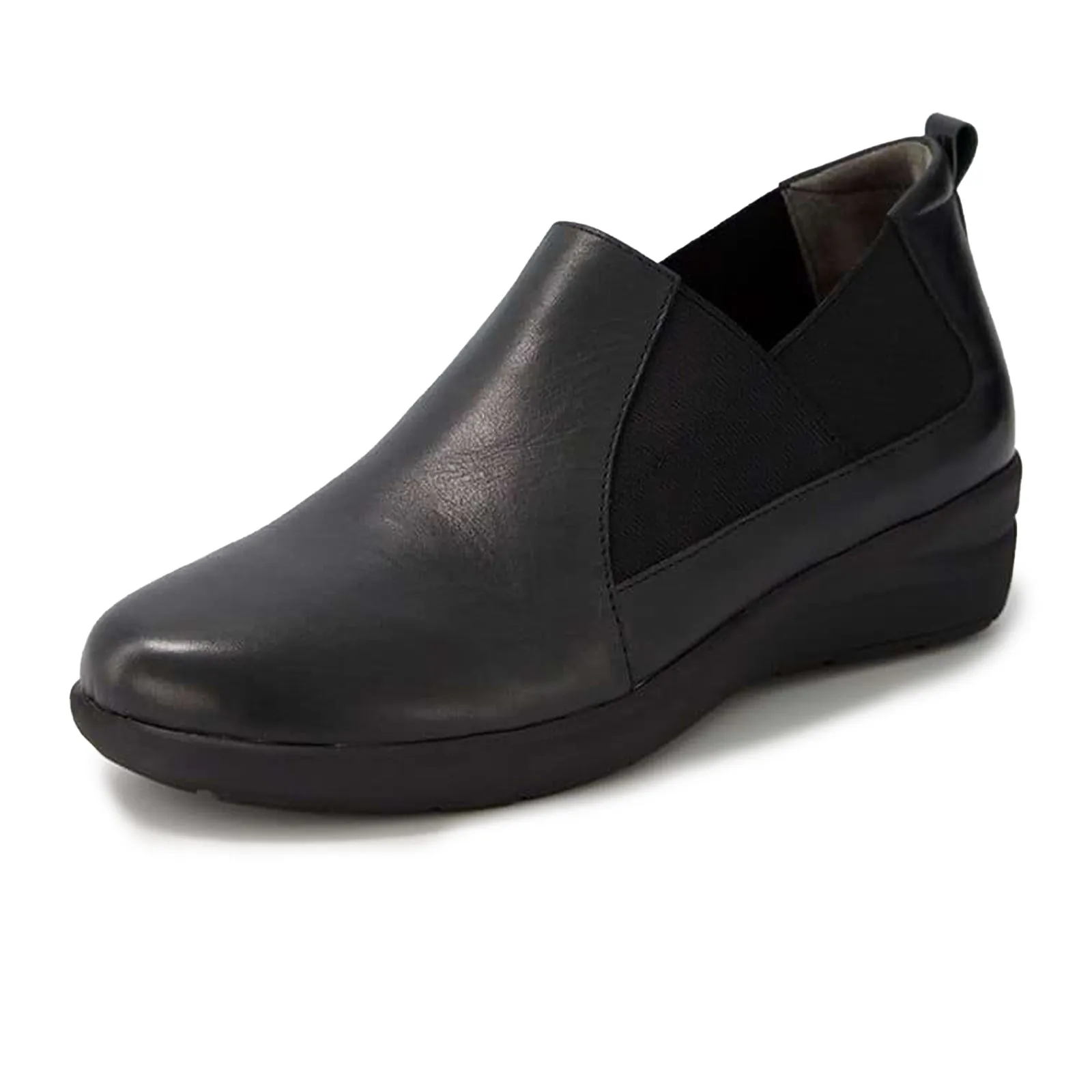 Ziera Noslen Slip On Loafer (Women) - Black/Black